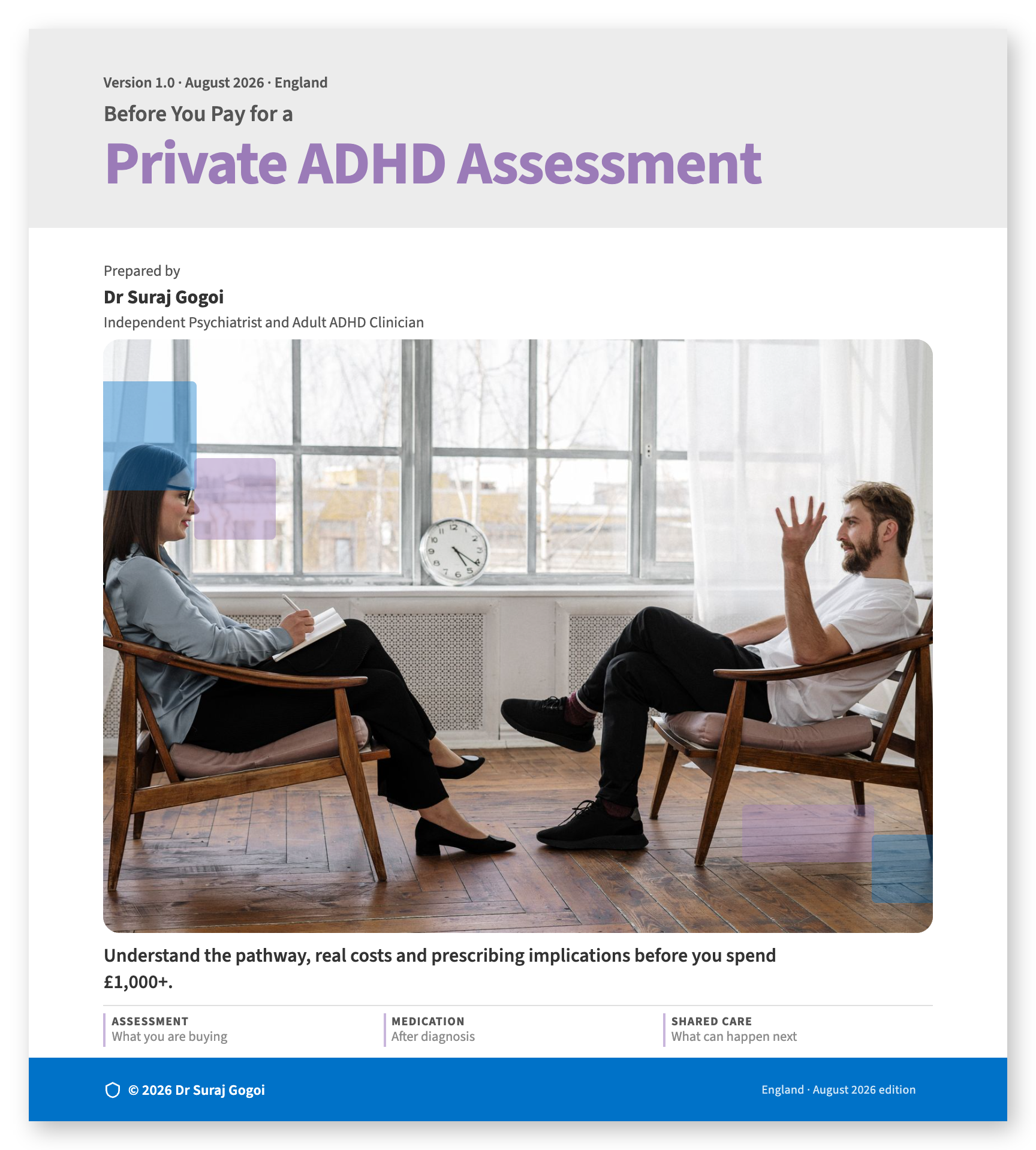 Cover of Before You Pay for a Private ADHD Assessment